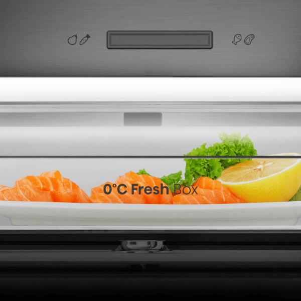 Frigider Hisense RB5P410SACC cu congelator jos 413 l / 203 cm / Inox photo 8 Frigider Hisense RB5P410SACC cu congelator jos 413 l / 203 cm / Inox photo 8