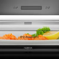 Frigider Hisense RB5P410SACC cu congelator jos 413 l / 203 cm / Inox photo 8