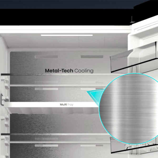 Frigider Hisense RB5P410SACC cu congelator jos 413 l / 203 cm / Inox photo 9 Frigider Hisense RB5P410SACC cu congelator jos 413 l / 203 cm / Inox photo 9