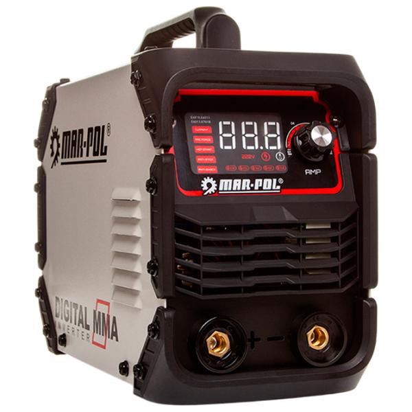 Aparat de sudat MAR-POL M89377 100 V  cu electrod (MMA), cu gaz inert (TIG) / Gray photo 1