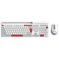 Tastatura & Mouse Canyon HSET-W5 Fără fir / White