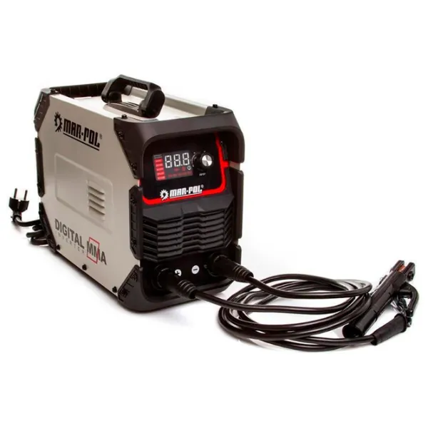 Aparat de sudat MAR-POL M89378 230 V  cu electrod (MMA), cu gaz inert (TIG) / Gray photo 3
