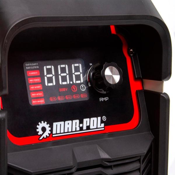 Aparat de sudat MAR-POL M89378 230 V  cu electrod (MMA), cu gaz inert (TIG) / Gray photo 5