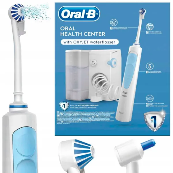 Irigator bucal Braun OxyJet 2D / White photo 2 Irigator bucal Braun OxyJet 2D / White photo 2