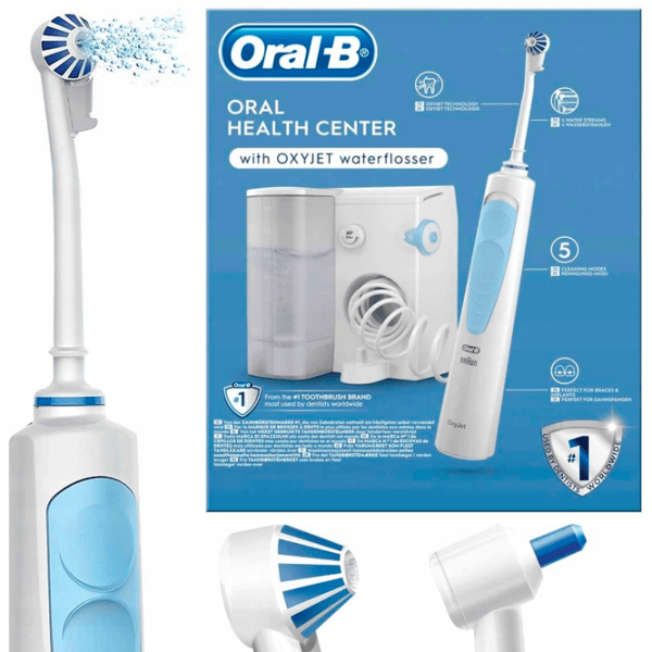 Irigator bucal Braun OxyJet 2D / White photo 2 Irigator bucal Braun OxyJet 2D / White photo 2