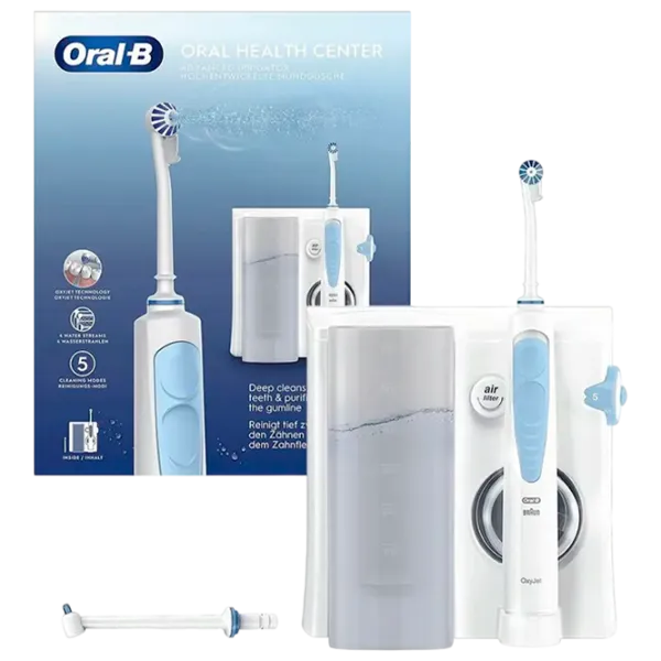 Irigator bucal Braun OxyJet 2D / White photo 3 Irigator bucal Braun OxyJet 2D / White photo 3