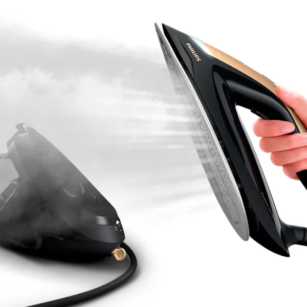 Утюг Philips PSG8130/80 С парогенератором / 2700 Вт / Черный photo 7 Утюг Philips PSG8130/80 С парогенератором / 2700 Вт / Черный photo 7