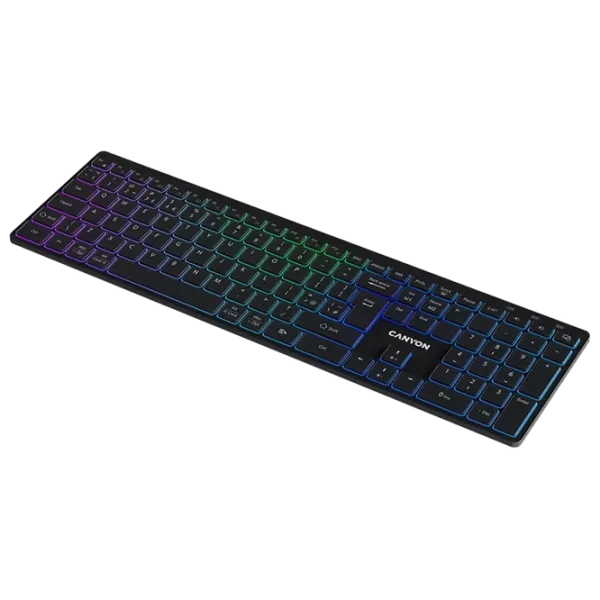 Tastatură Canyon HKB-W11 Fără fir / Black photo 3