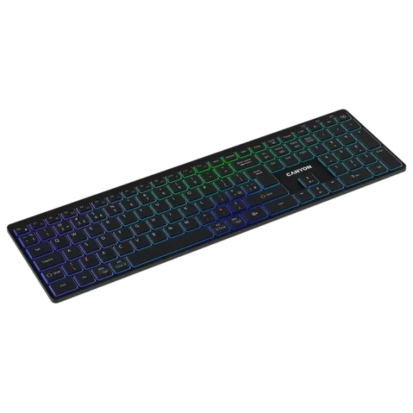 Tastatură Canyon HKB-W11 Fără fir / Black photo 4