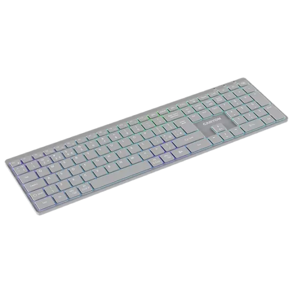Клавиатура Canyon HKB-W11 Беспроводные / Серый photo 4