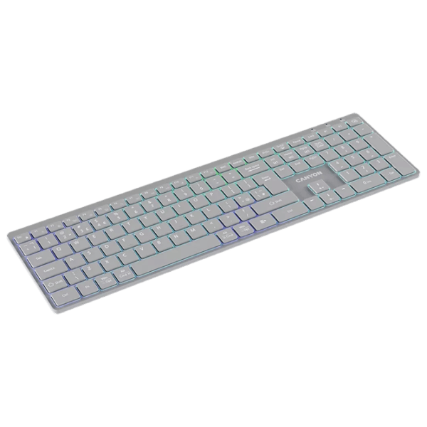 Клавиатура Canyon HKB-W11 Беспроводные / Серый photo 4
