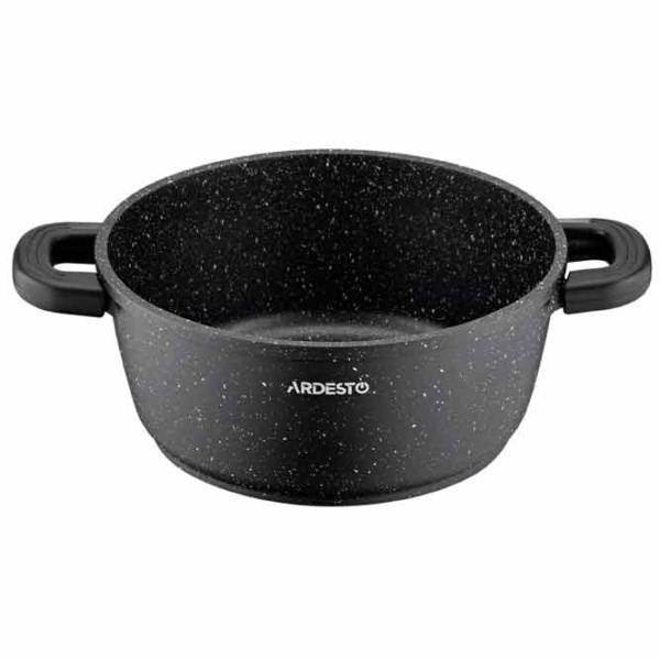 Cratiță Ardesto Pot with lid 4.4l Aluminiu / Black photo 4