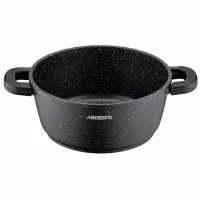Кастрюля Ardesto Pot with lid 4.4л Алюминий / Черный photo 4