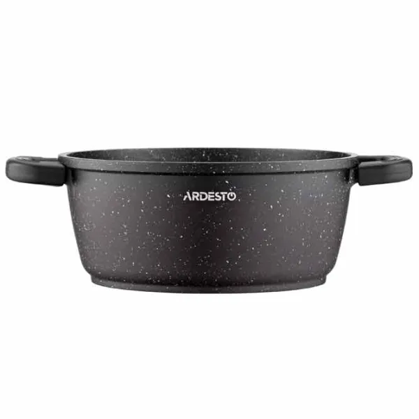 Cratiță Ardesto Pot with lid 4.4l Aluminiu / Black photo 5