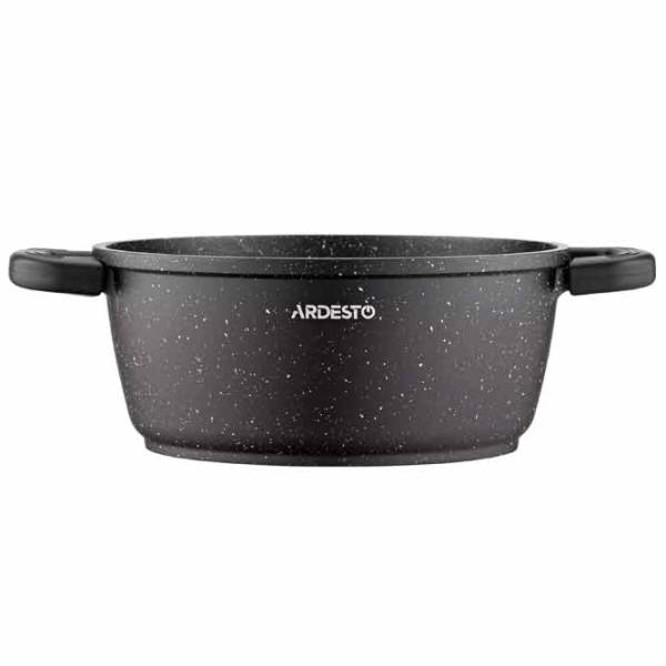 Cratiță Ardesto Pot with lid 4.4l Aluminiu / Black photo 5