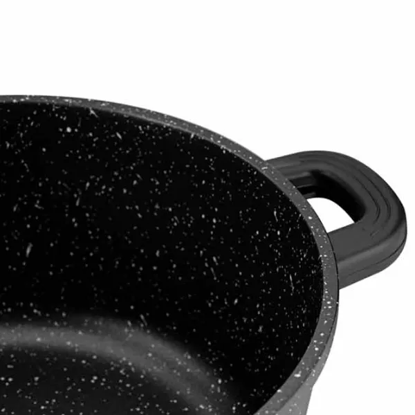 Cratiță Ardesto Pot with lid 4.4l Aluminiu / Black photo 6