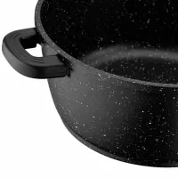 Кастрюля Ardesto Pot with lid 4.4л Алюминий / Черный photo 8