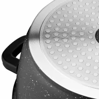Кастрюля Ardesto Pot with lid 6.8л Алюминий / Черный photo 8