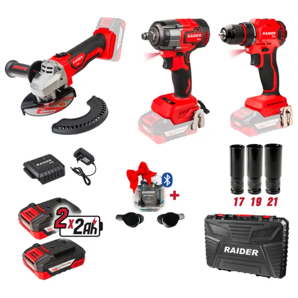 Set de instrumente Raider 30255 18 V / 11 photo 1
