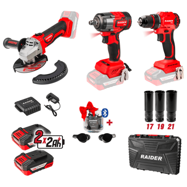 Set de instrumente Raider 30255 18 V / 11 photo 1