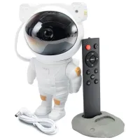 Proiector de stele XO Astronaut Star Projector Lamp CF1 3+ / Black White photo 4