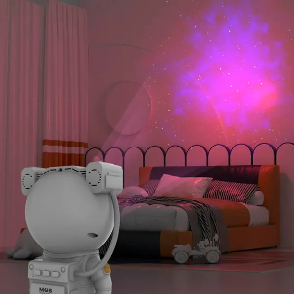 Proiector de stele XO Astronaut Star Projector Lamp CF1 3+ / Black White photo 6