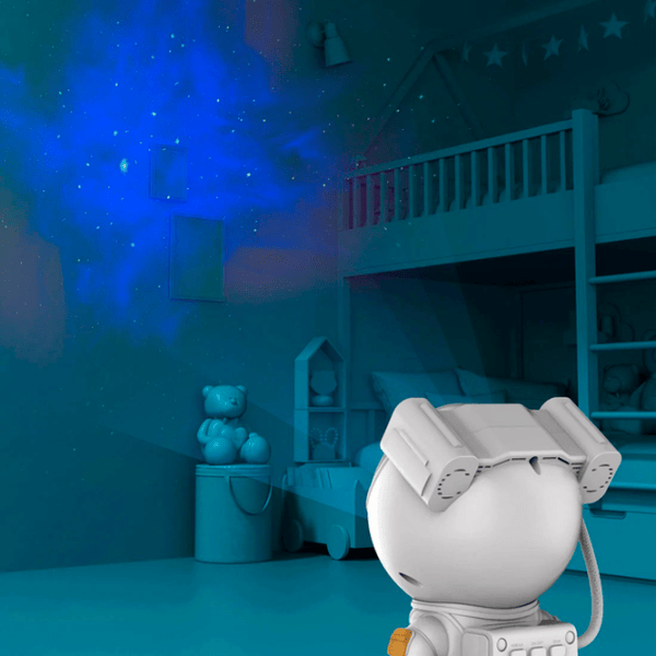 Proiector de stele XO Astronaut Star Projector Lamp CF1 3+ / Black White photo 7