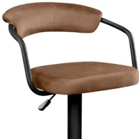 Барный стул Deco SB-31 Бархат / Металл / Коричневый photo 3