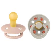 Соска круглая Bibs Studio Colour 13025101 Для девочек / 18 месяцев - 36 месяцев / Латекс / Песочный
