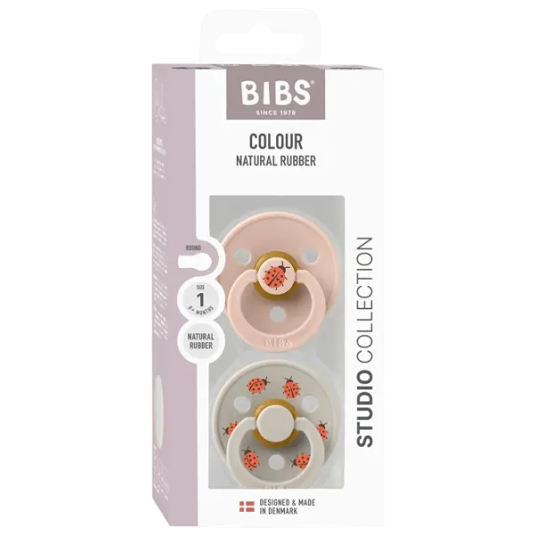 Соска круглая Bibs Studio Colour 13025101 Для девочек / 18 месяцев - 36 месяцев / Латекс / Песочный photo 5