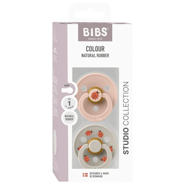 Соска круглая Bibs Studio Colour 13025101 Для девочек / 18 месяцев - 36 месяцев / Латекс / Песочный photo 5