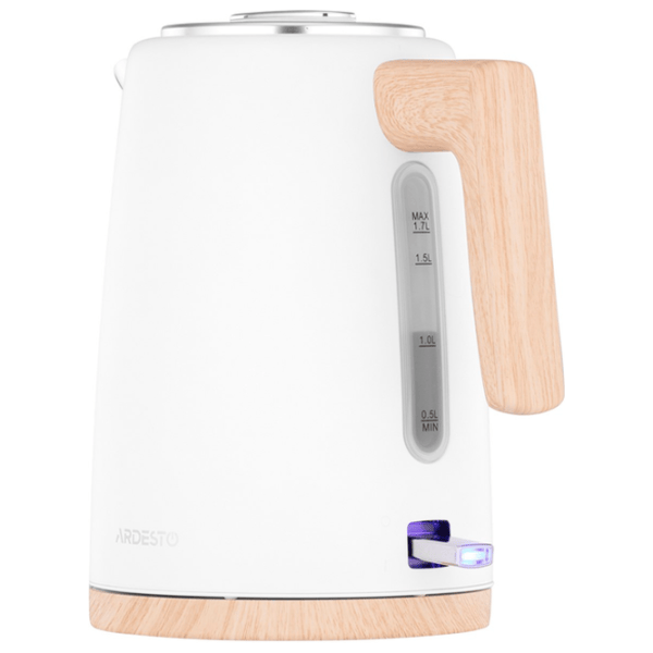 Электрочайник Ardesto EKL-F420WWD 1.7л / Скрытый / Белый photo 3 Электрочайник Ardesto EKL-F420WWD 1.7л / Скрытый / Белый photo 3