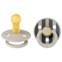 Соска круглая Bibs Studio Colour 12022105 Унисекс / 6 месяцев - 18 месяцев / Латекс / Песочный