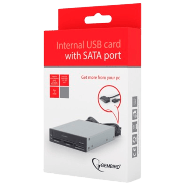 Карт-ридер Gembird FDI2-ALLIN1-03  USB 3.0 / Серый photo 5