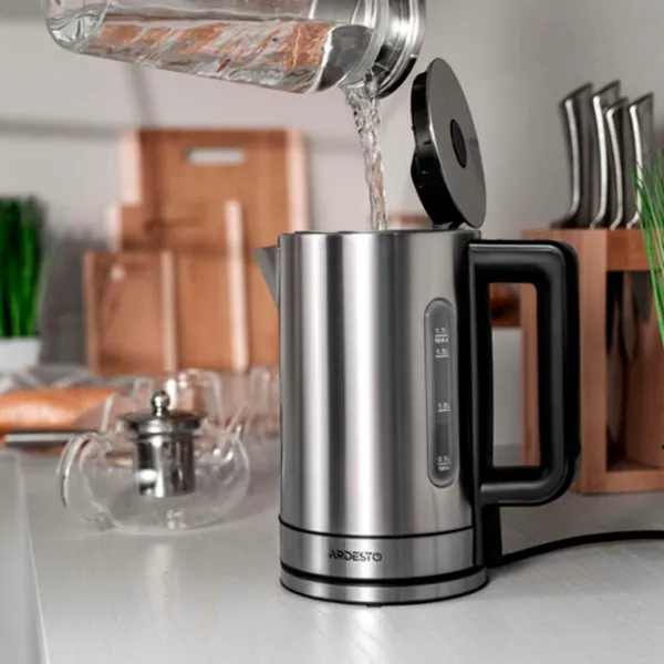 Ceainic electric Ardesto EKL-FD700SS 1.7l / Ascuns / Inox photo 4 Ceainic electric Ardesto EKL-FD700SS 1.7l / Ascuns / Inox photo 4