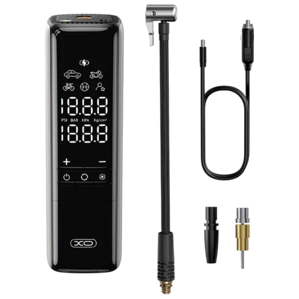 Compresor auto XO Smart Mini Wired Inflatable Pump 22 Cylinders 25 l/min / 10 bar photo 1