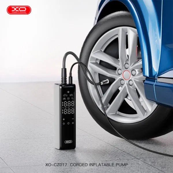 Compresor auto XO Smart Mini Wired Inflatable Pump 22 Cylinders 25 l/min / 10 bar photo 5