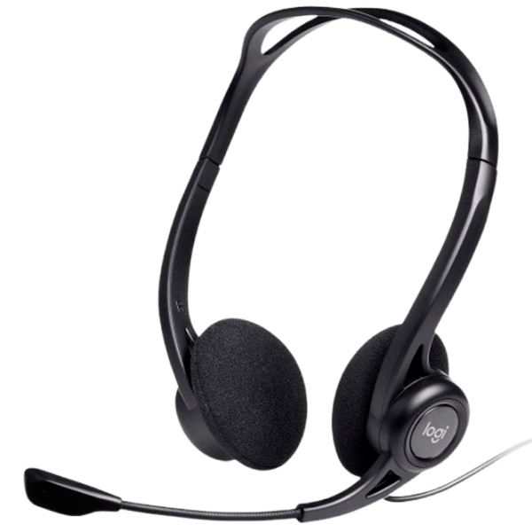 Căști Logitech H960 Gray Black Cu fir/ Personal photo 1
