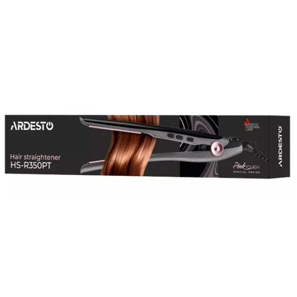 Placă de îndreptat părul Ardesto HS-R350PT 32 W / Pink Gray photo 8 Placă de îndreptat părul Ardesto HS-R350PT 32 W / Pink Gray photo 8
