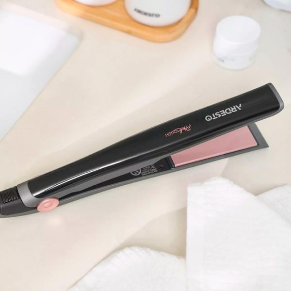 Placă de îndreptat părul Ardesto HS-R350PT 32 W / Pink Gray photo 10 Placă de îndreptat părul Ardesto HS-R350PT 32 W / Pink Gray photo 10