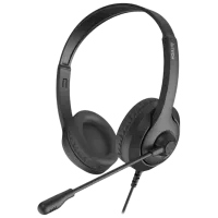 Наушники A4Tech FH100i Серый Черный Проводная/ Персональный