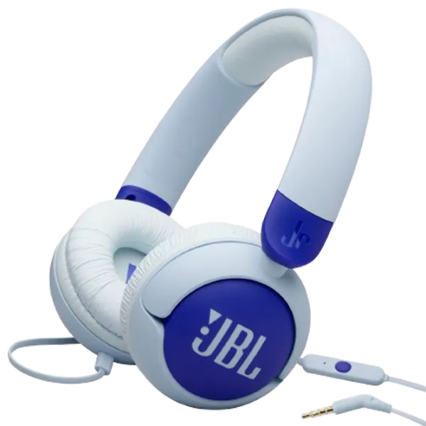Căști JBL Jr320 White Blue Cu fir/ Personal photo 1 Căști JBL Jr320 White Blue Cu fir/ Personal photo 1