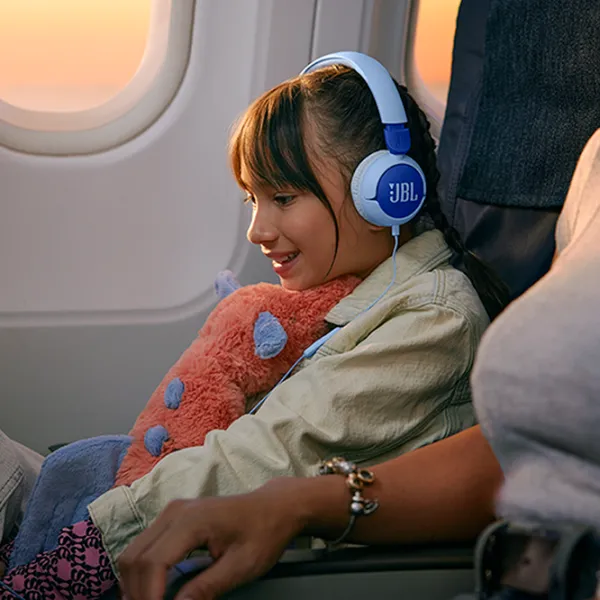 Căști JBL Jr320 White Blue Cu fir/ Personal photo 9 Căști JBL Jr320 White Blue Cu fir/ Personal photo 9