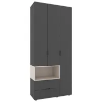 Шкаф Nex Home A002L 100 x 42см x 230 / ЛДСП / Кашемир