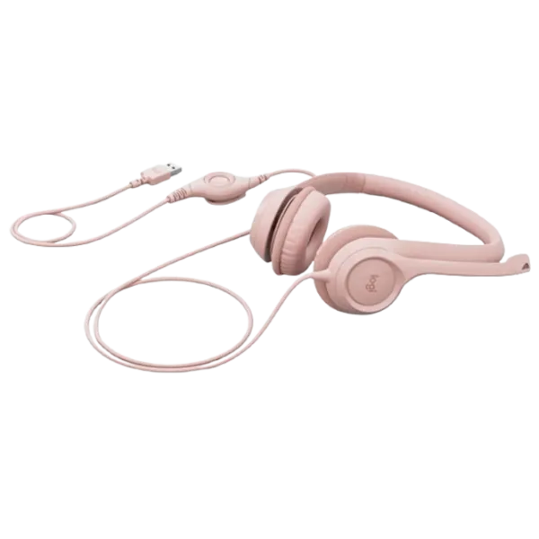 Наушники Logitech H390 Pink Розовый Проводная/ Персональный photo 2 Наушники Logitech H390 Pink Розовый Проводная/ Персональный photo 2