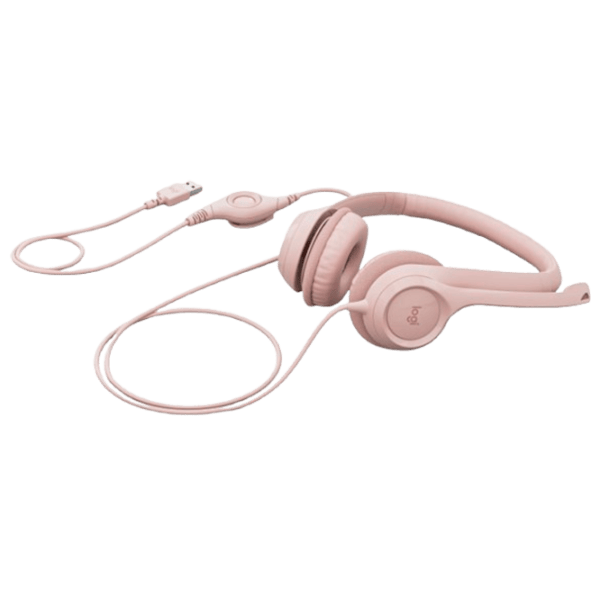 Наушники Logitech H390 Pink Розовый Проводная/ Персональный photo 2 Наушники Logitech H390 Pink Розовый Проводная/ Персональный photo 2