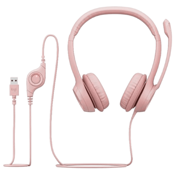 Наушники Logitech H390 Pink Розовый Проводная/ Персональный photo 5 Наушники Logitech H390 Pink Розовый Проводная/ Персональный photo 5