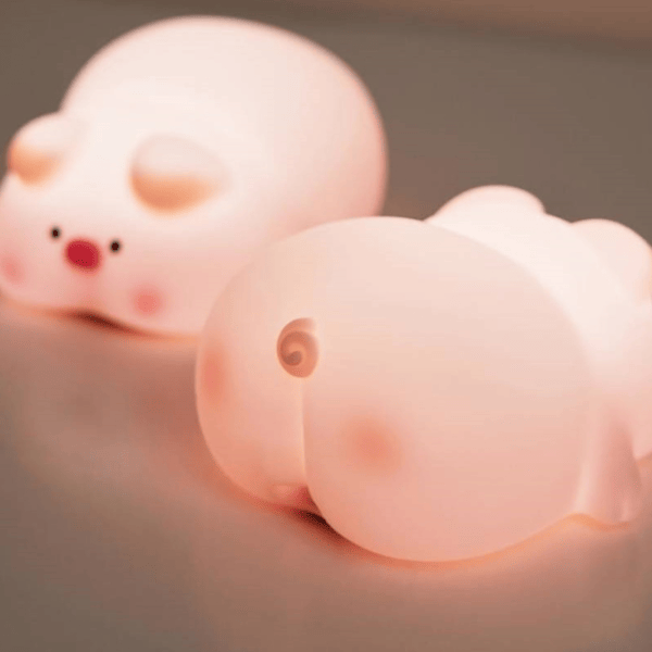 Lampă de noapte XO Little Pink Pig Pink photo 3