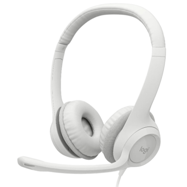 Наушники Logitech H390 Серый Белый Проводная/ Персональный photo 1