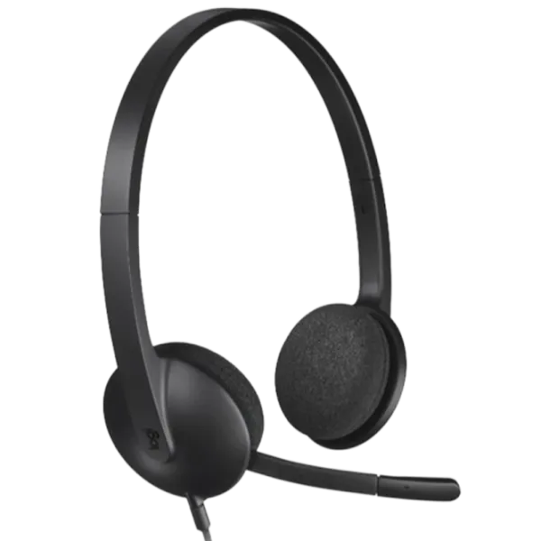 Наушники Logitech H340 Черный Черный Проводная/ Персональный photo 1